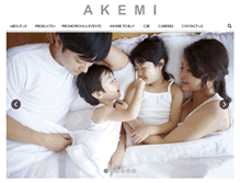 Tablet Screenshot of akemihome.com